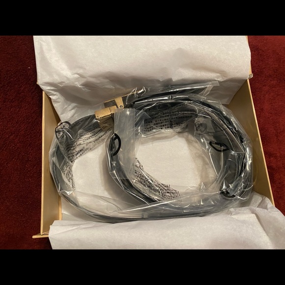 104. Michael Kors Men Logo Belt In Signature-Print REVERSIBLE - Picture 4 of 11